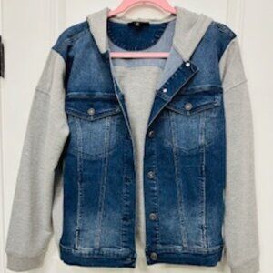 DG2 Mixed Media Hooded jacket